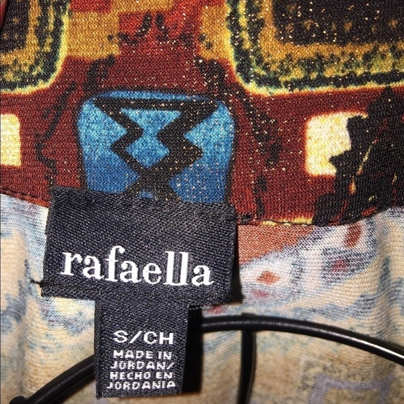Rafaella‎ size small studded Aztec southwestern print boho bohemian hippie comfy - Picture 5 of 7